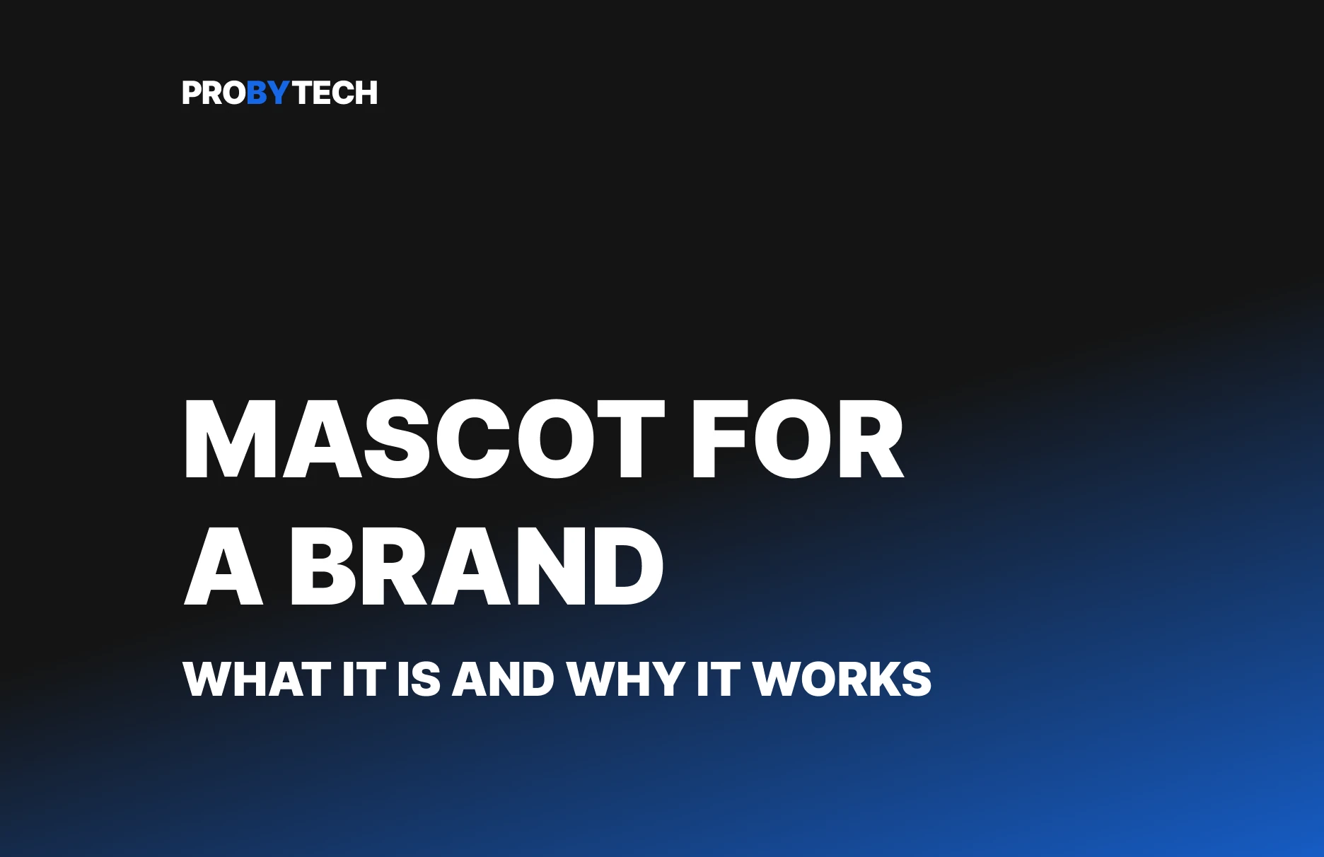 Маскот для бренду: що це таке і чому він працює