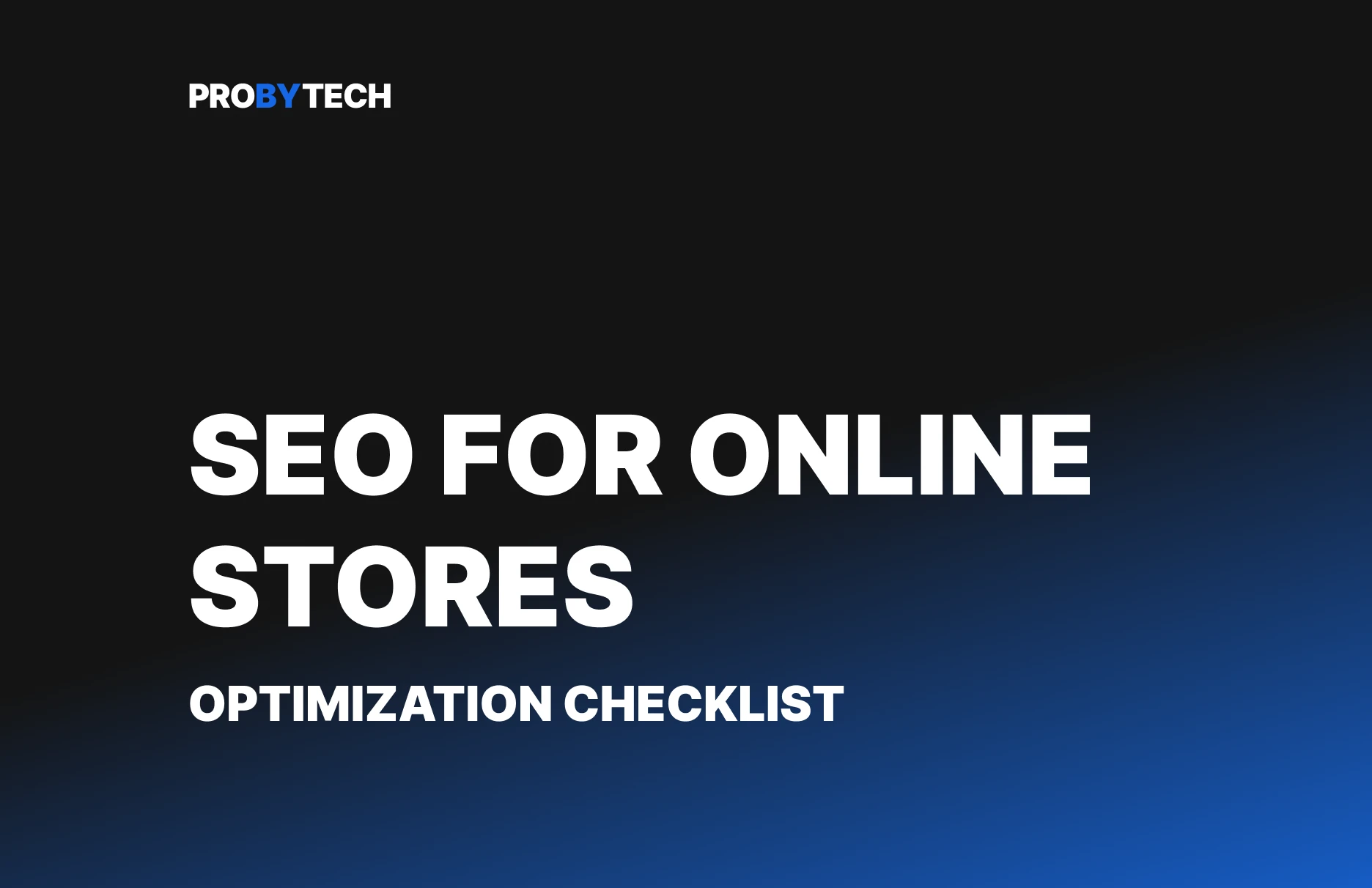 SEO для інтернет-магазину: чеклист оптимізації